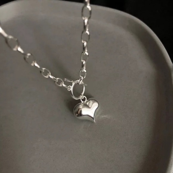 NEW ‘18’ LOVE HEARTH 925 STERLING SILVER NECKLACE, NICE NECKLACE, CUTE NECKLACE - Picture 4 of 6